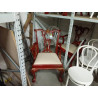 4 CHAISES ROUGE