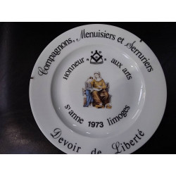 ASSIETTE DECO LIMOGES