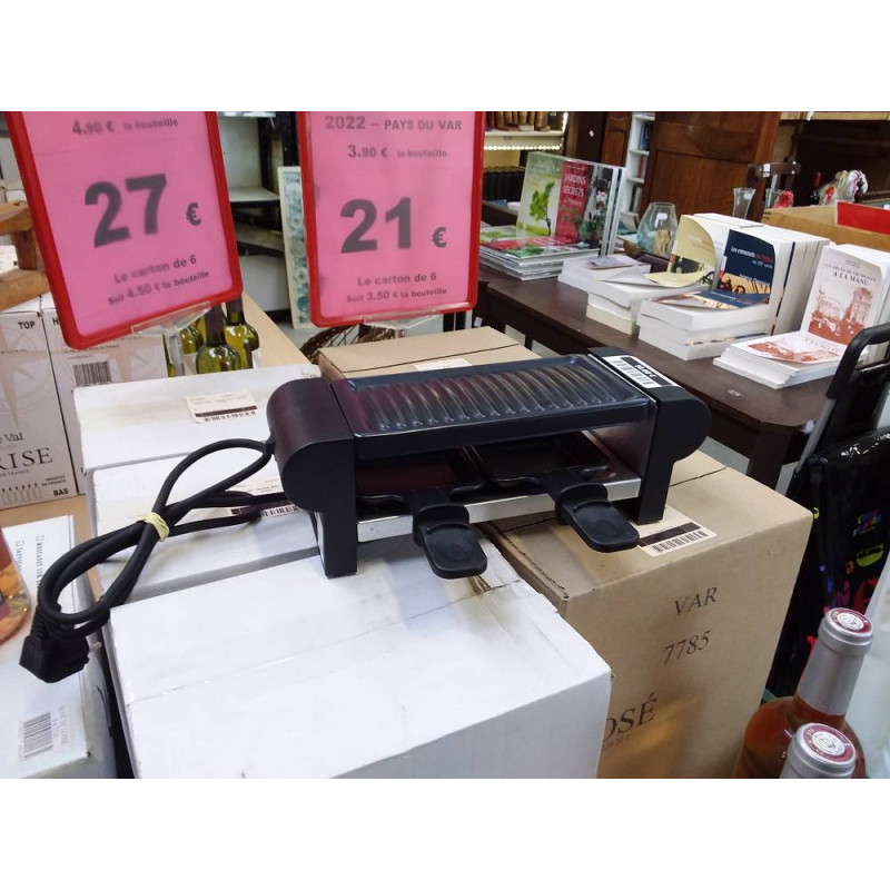 APPAREIL RACLETTE 2 PERSONNES