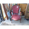FAUTEUIL ANCIEN ROUGE