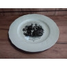 ASSIETTE SCENE TRAIN BOCH