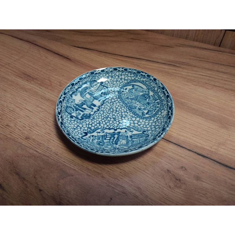 ASSIETTE ANGLAISE , DECOR CHINOIS 