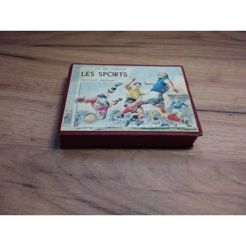 JEU DES FAMILLES LES SPORTS FERNAND NATHAN (MANQUE 1 CARTE)
