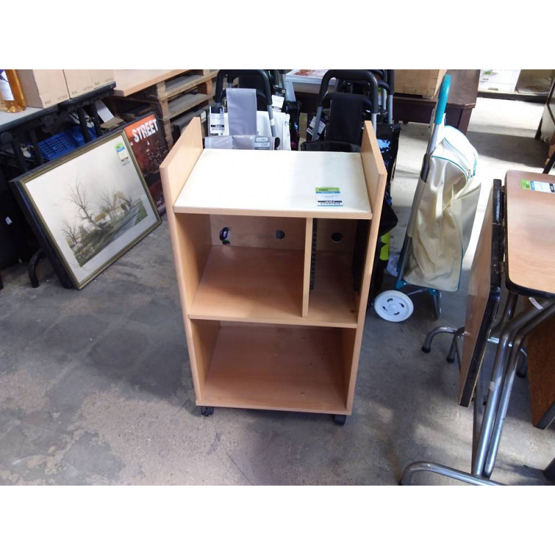 MEUBLE ETAGERE SUR ROULETTE