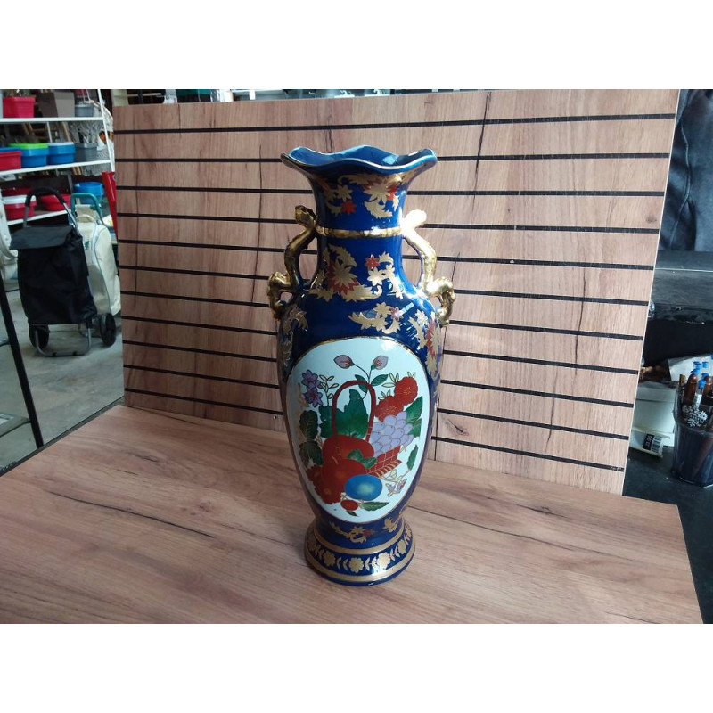 GRAND VASE BLEU