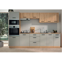 MEUBLE BAS 1 PORTE 1 TIROIR 40 CM - ALPAGA