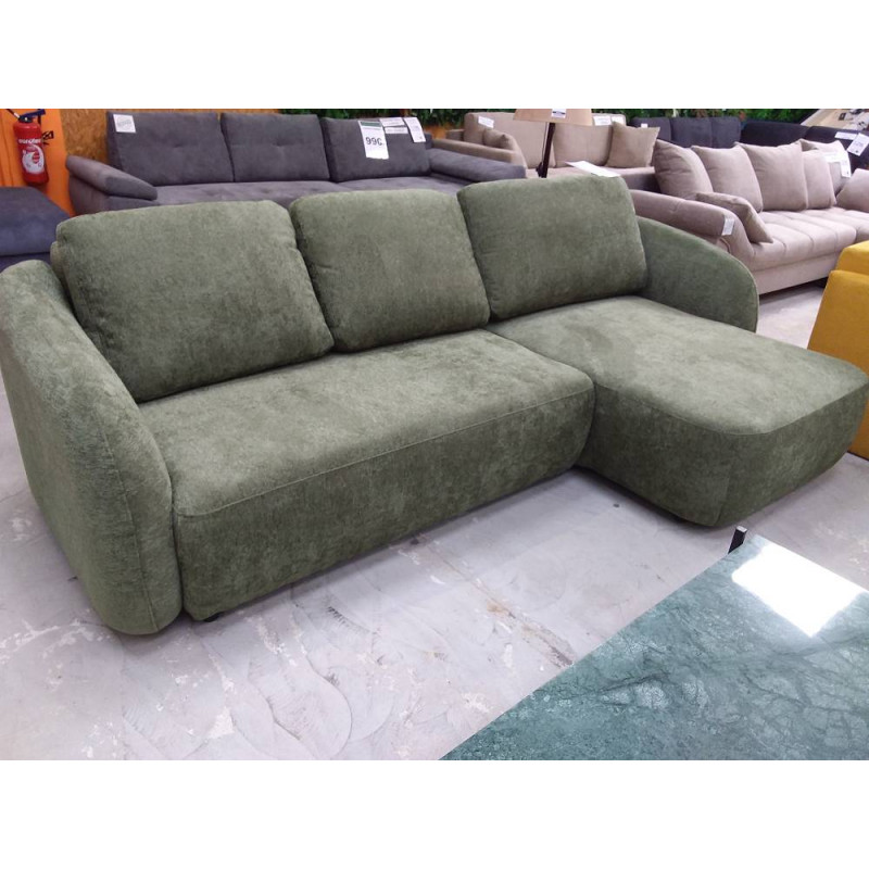 PORTO - CANAPE D ANGLE CONVERTIBLE ET COFFRE