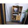 BIBLIOTHEQUE BOIS ET METAL ABBOTT