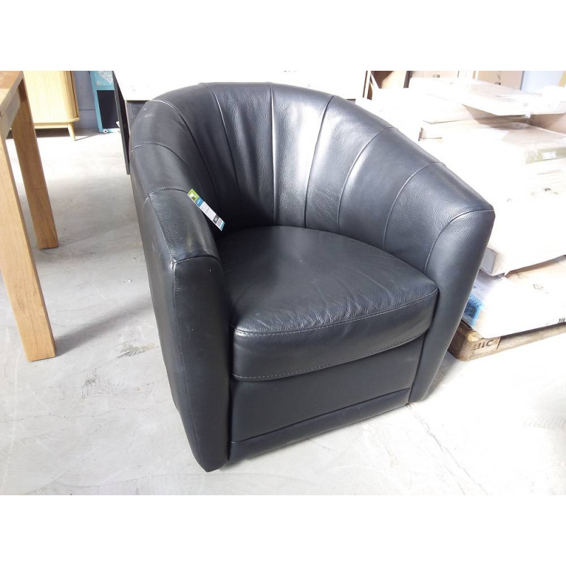 FAUTEUIL NOIR TOURNANT