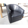 FAUTEUIL NOIR TOURNANT