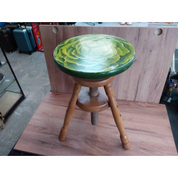 TABOURET TOURNANT BOIS 