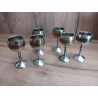 6 VERRES METAL 