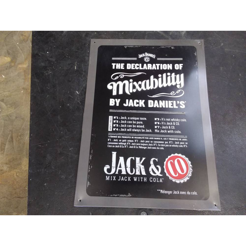 PLAQUE JACK DANIELS