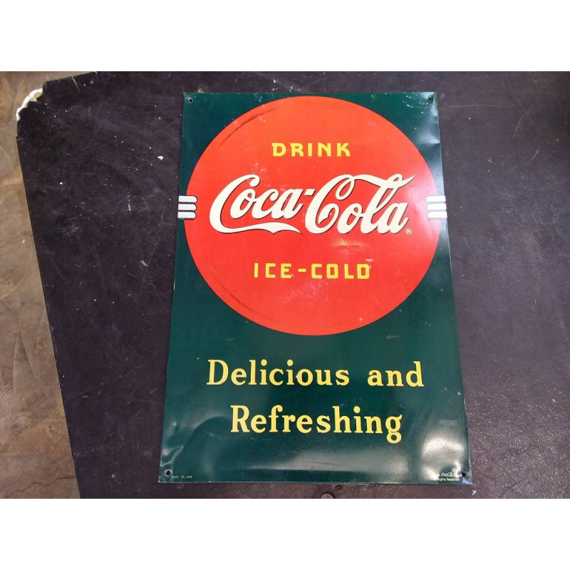PLAQUE COCA COLA