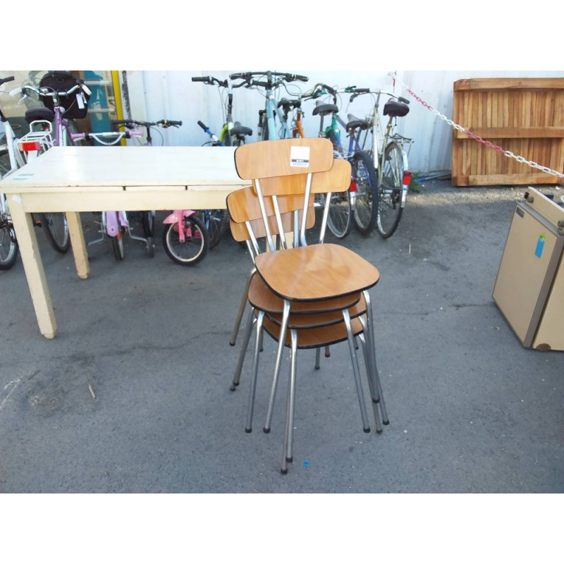 4 CHAISES FORMICA