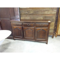 BUFFET BAS 3 PORTES 3 TIROIRS