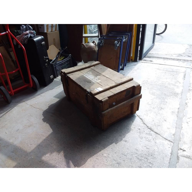 CAISSE MILITAIRE BOIS 