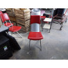 4 CHAISES ROUGE
