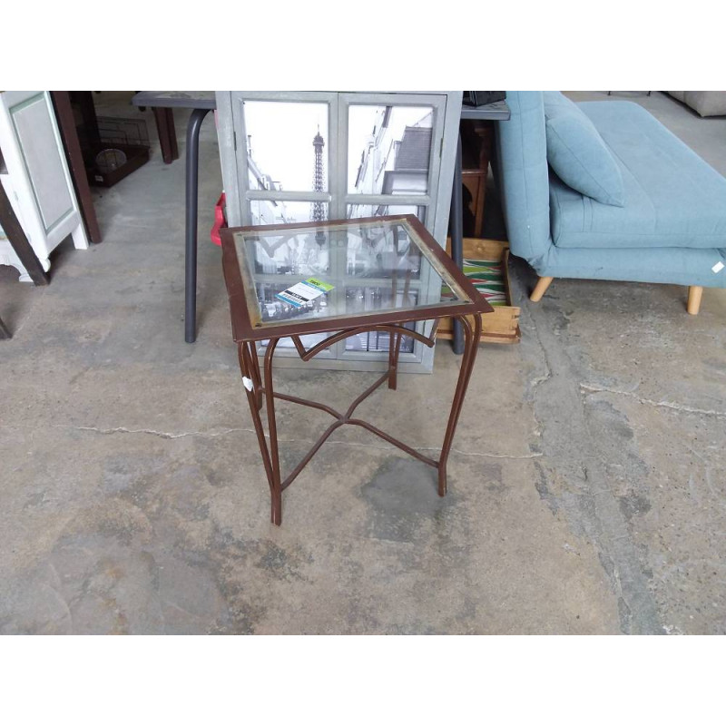 SELLETTE FER VERRE
