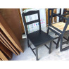 4 CHAISES NOIR