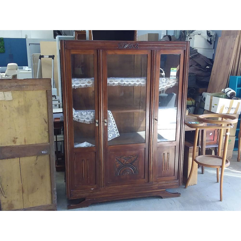 VITRINE 3 PORTES ANNEES 50