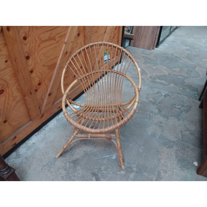 FAUTEUIL ROTIN