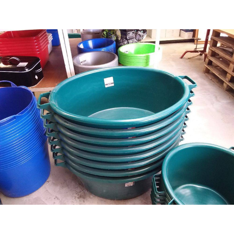 BAQUET OVALE 70 LITRES VERT