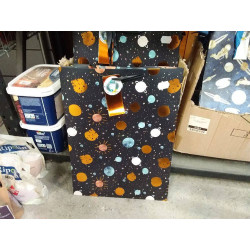 SAC CADEAU GALAXIE 45X33X22 CM