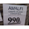CANAPE CONVERTIBLE AMALFI 3 PLACES