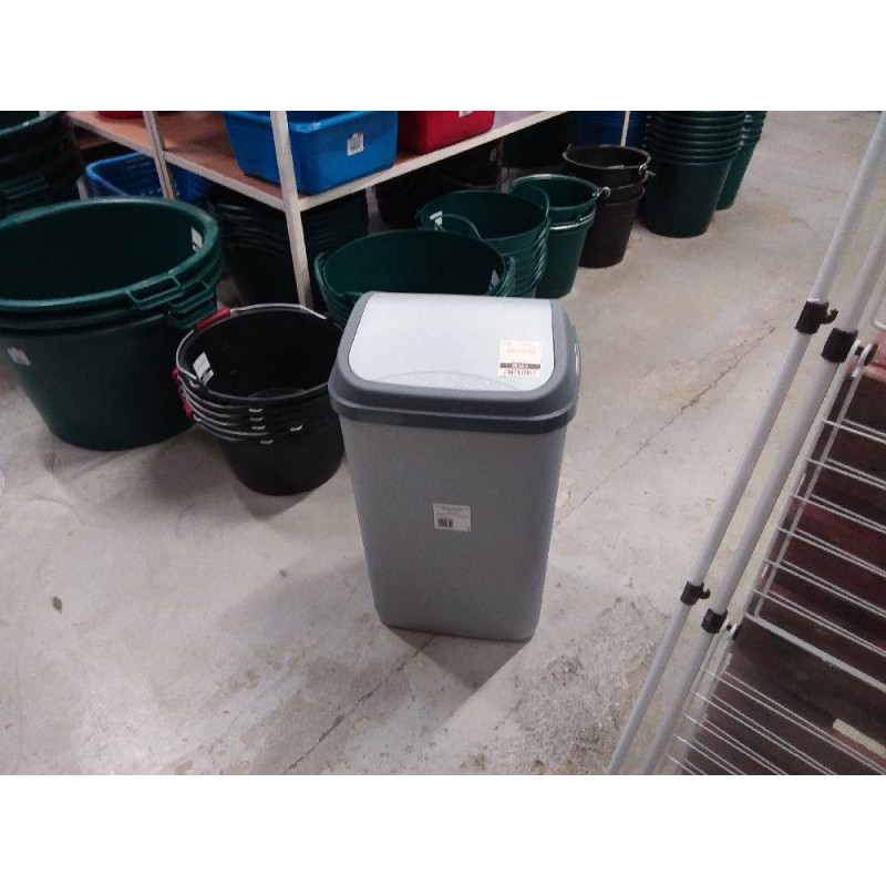 POUBELLE COUVERCLE BASCULANT - 50 LITRES