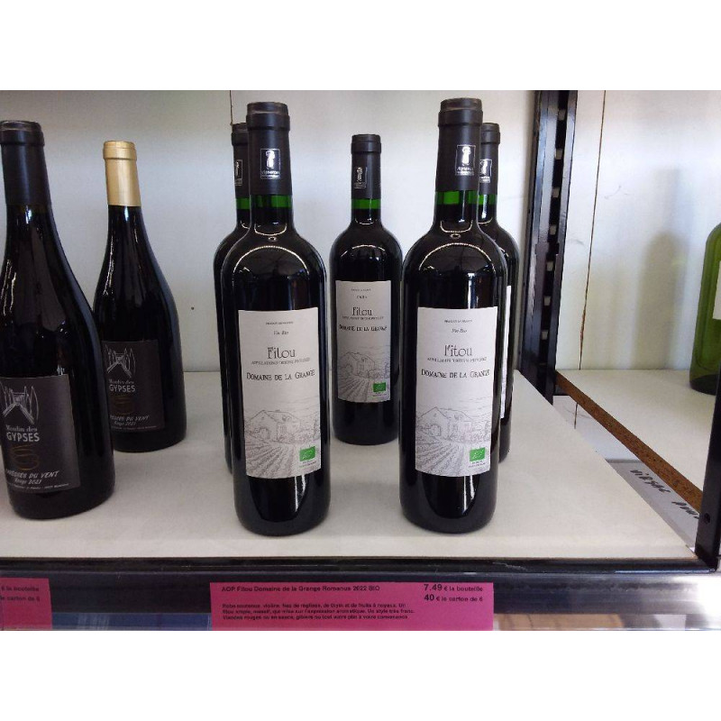 FITOU - DOMAINE DE LA GRANGE - 2023 - BIO