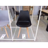 CHAISE SCANDINAVE COQUE NOIRE