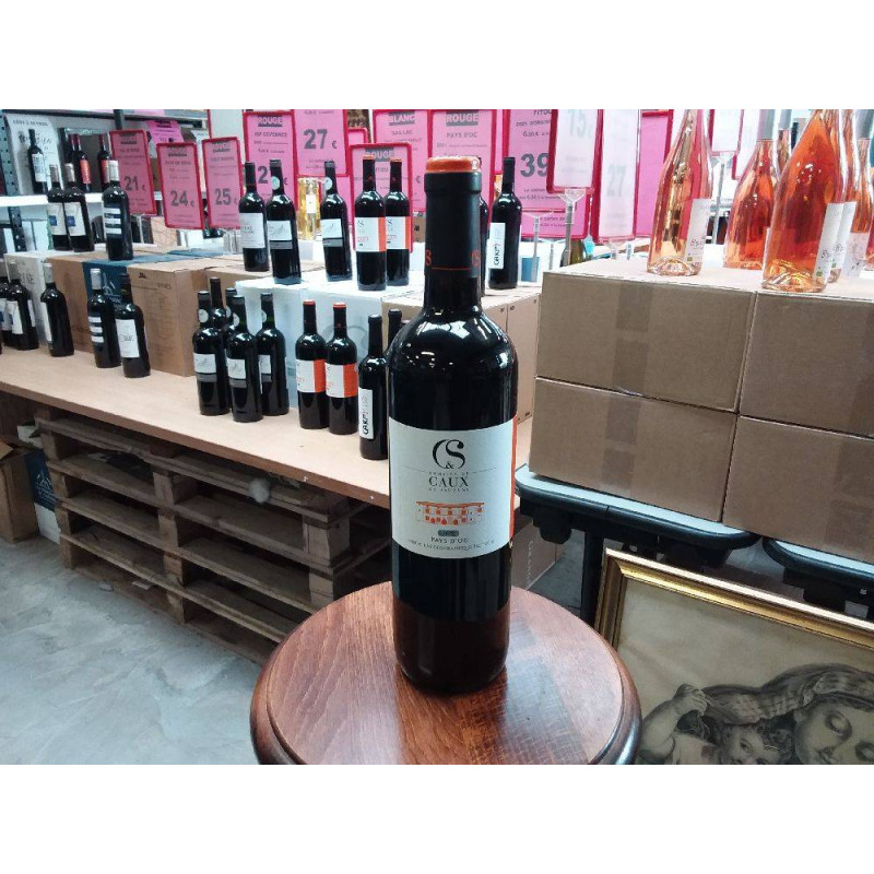 PAYS D OC ROUGE 2021 - DOMAINE DE CAUX ET SAUZENS