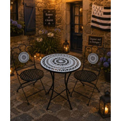 ENSEMBLE TABLE BISTROT ET 2...