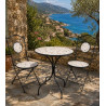 ENSEMBLE TABLE BISTROT ET 2 CHAISES R10