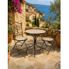 ENSEMBLE TABLE BISTROT ET 2 CHAISES R6