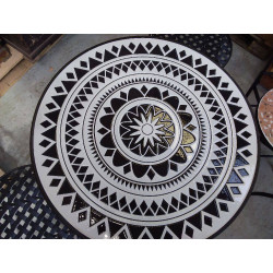ENSEMBLE TABLE BISTROT ET 2 CHAISES R4