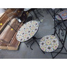 ENSEMBLE TABLE BISTROT ET 2 CHAISES R6